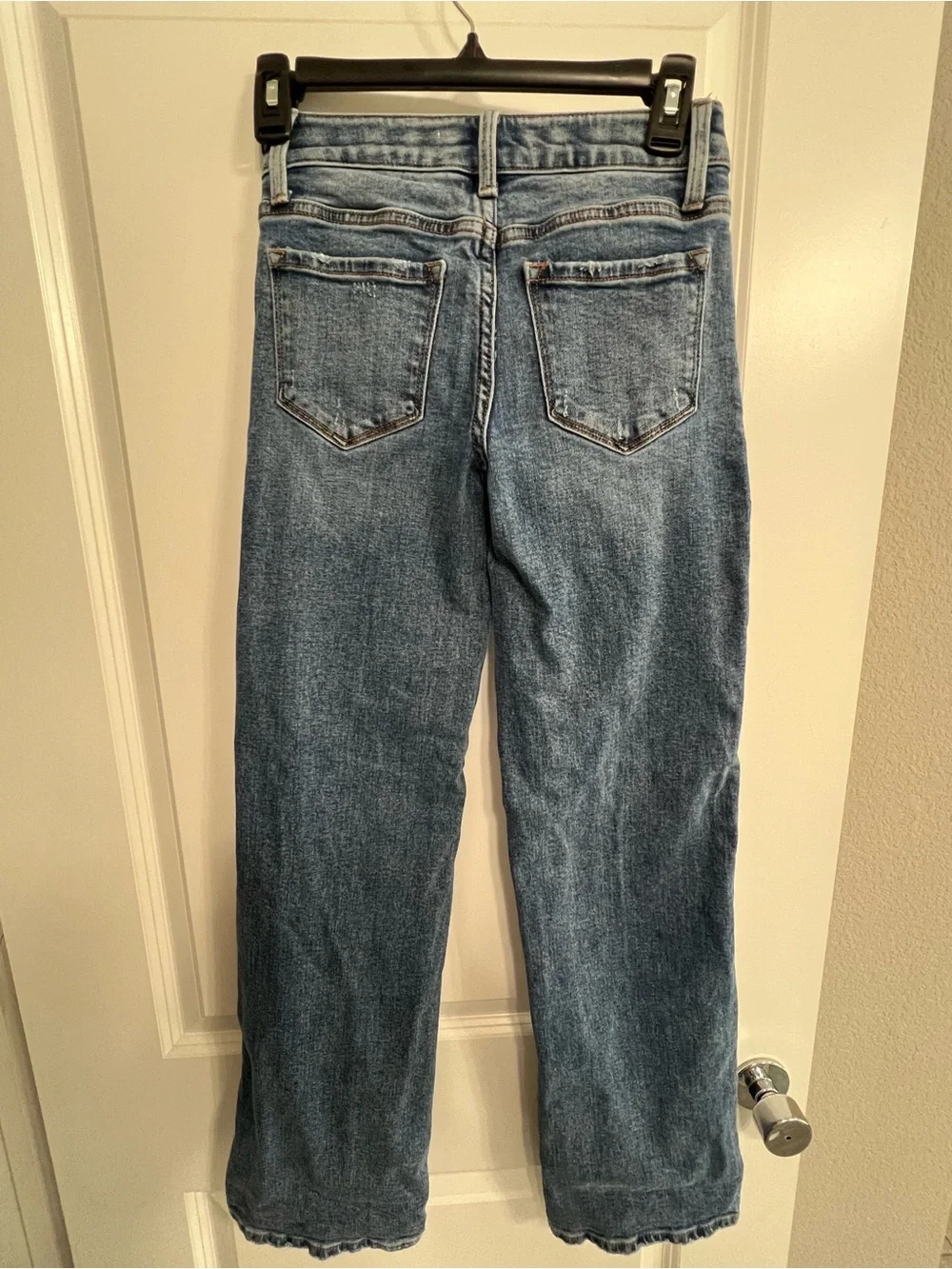 Flying Monkey Girls Light-Mid Wash Baggy Wide Leg Jeans